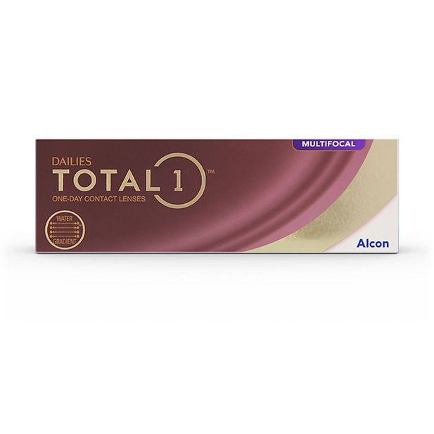 Ein 30er-Pack Tageslinsen der Marke Dailies Total1 Multifocal