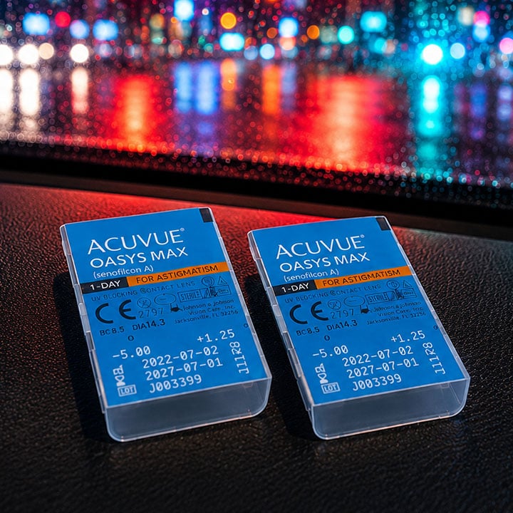 Packung mit ACUVUE® OASYS MAX 1-Day 30